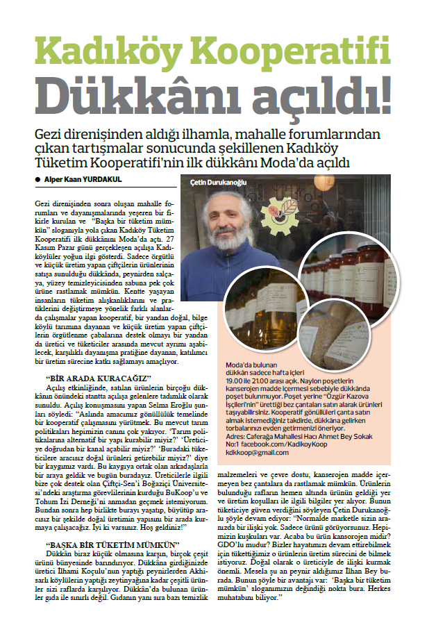 Gazete Kadıköy - 8 Aralık 2016